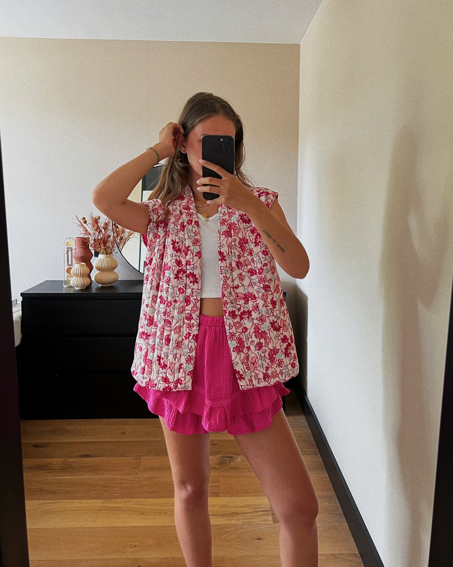 Roze skort