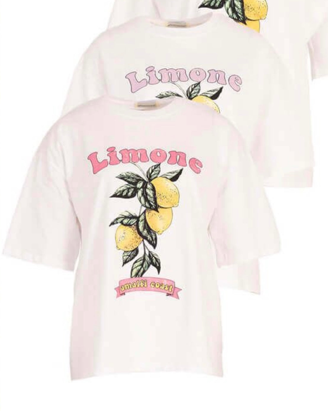Limone t-shirt Lila en Roze