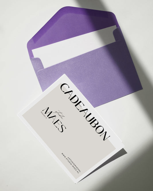 Cadeaubon €15,- tot €100,-