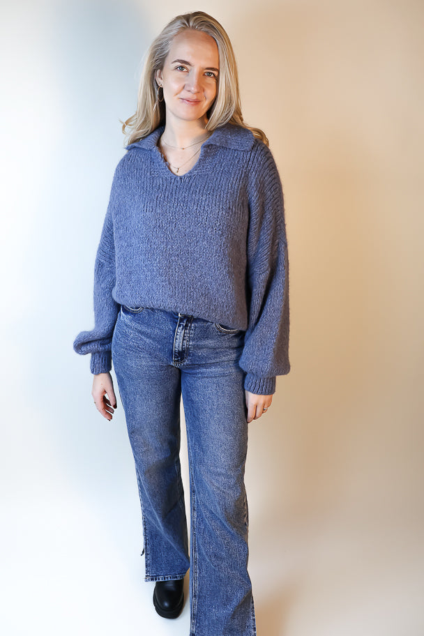 Blauwe damestrui