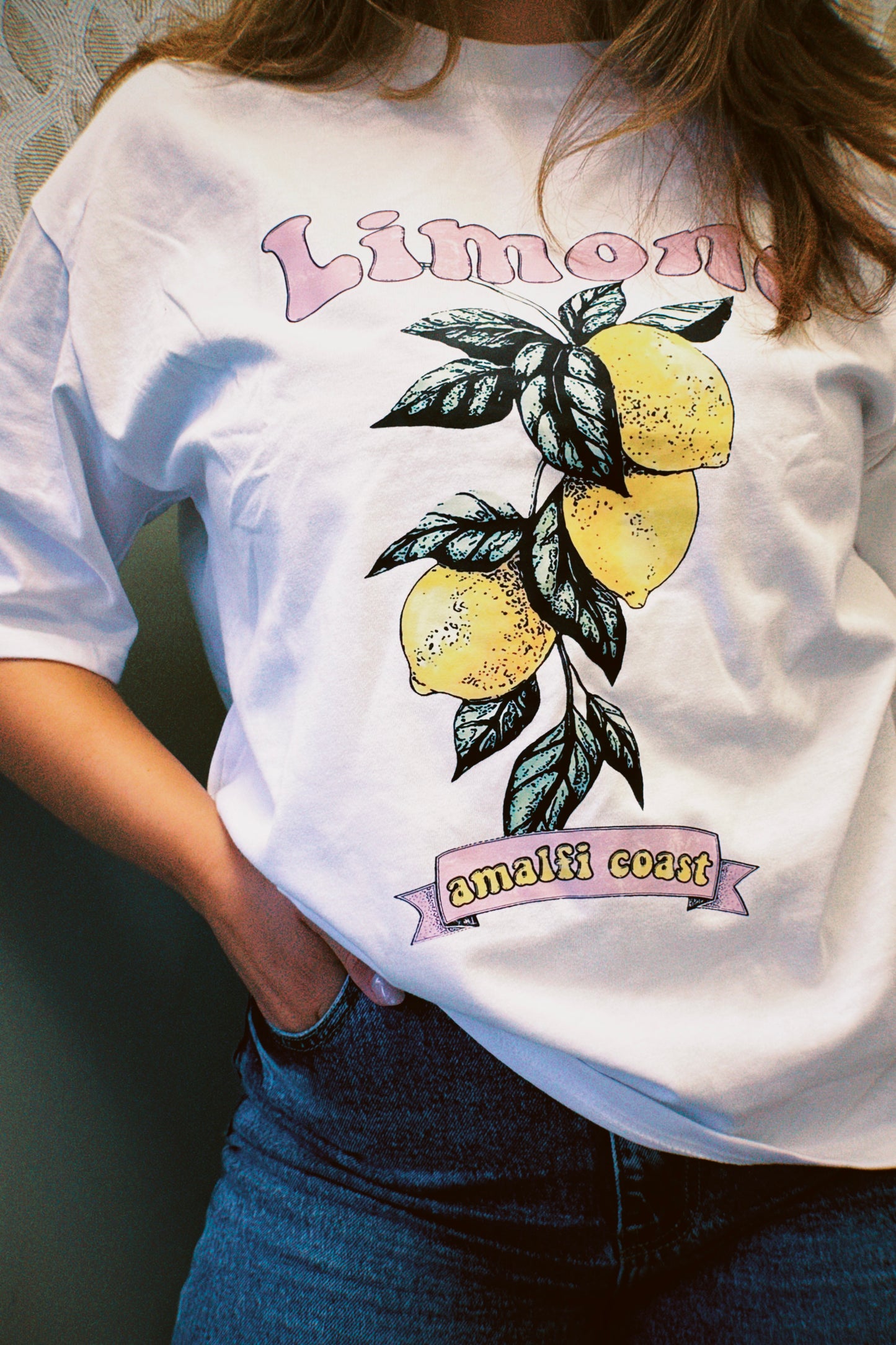 Limone t-shirt Lila en Roze