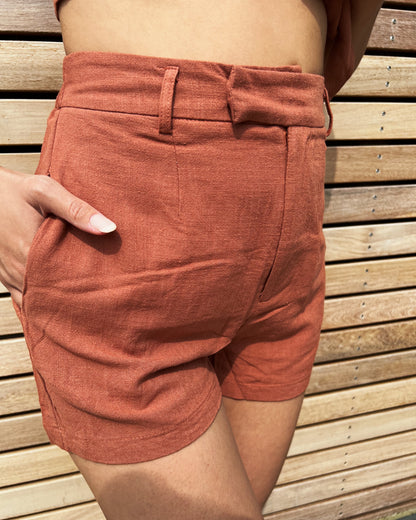 Dames korte broek koper